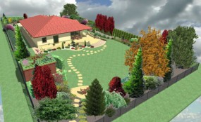 Projekt ogrodu z wizualizacją 3D -od 1 PLN/m2.