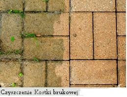 czyszczenie (mycie) kostki brukowej