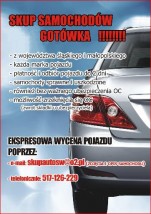 SKUP AUT za GOTÓWKĘ tel: 517-126-229