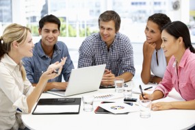 Training session for the administrative employee
