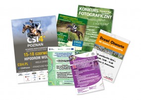 Projektowanie i druk plakatów afiszy