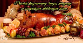 Pieczony prosiak na wesela