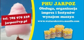 wata cukrowa popcorn obsługa wynajem maszyn