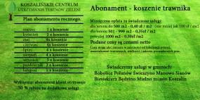 Koszenie trawników