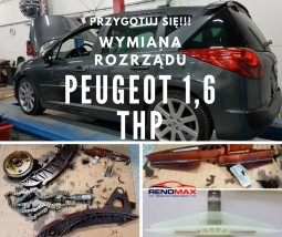 Wymiana rozrządu Peugeot 1,6 thp