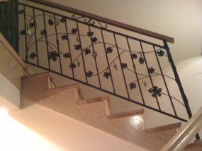Balustrady stal czarna