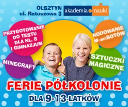 Półkolonie letnie lub zimowe. Dla dzieci
