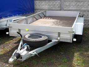 Przyczepa hamowana pod mini koparki itp...