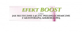EFEKT BOOST - peeling chemiczny z mezoterapią mikroigłową.